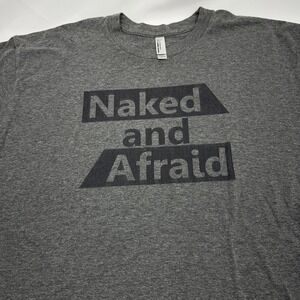 Y2K Vintage "RETIRED" American Apparel T Shirt Size XL Grey  Made In USA